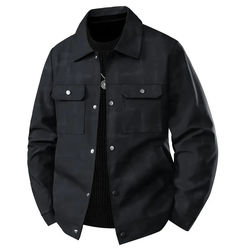 Mens Casual Cargo Jacket Spring Autumn Outerwear