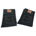Mens Dark Indigo Straight Jeans
