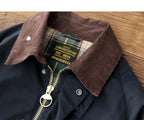 Mens Retro Cargo Jacket Waterproof Windproof Winter Coat