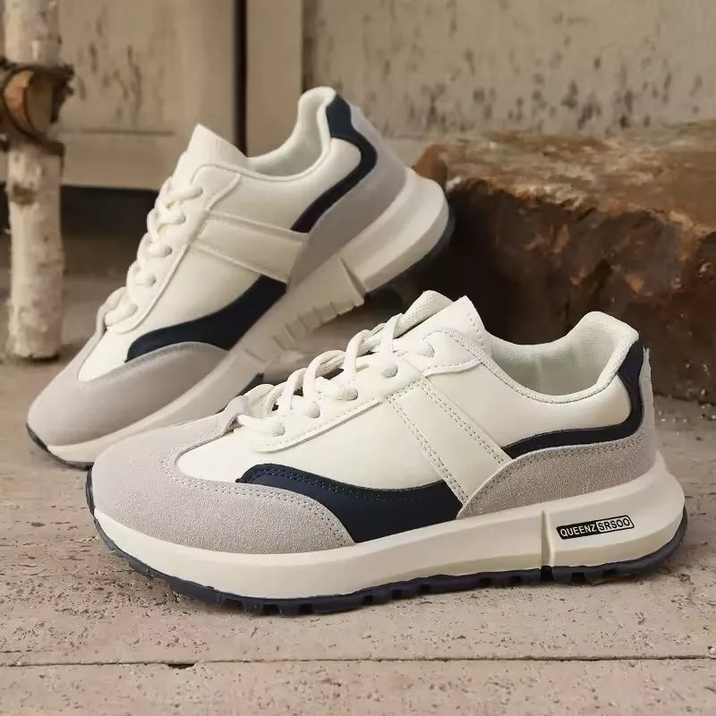 Women’s Breathable Mesh Sneakers Wide Toe Thick Sole Non Slip